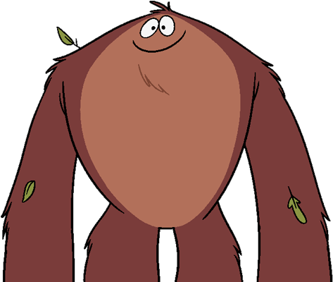 Bigfoot - Pie Grande Looney Tunes (506x405), Png Download