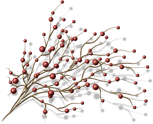 Wg-19 - Winter Greenery Clipart (493x400), Png Download