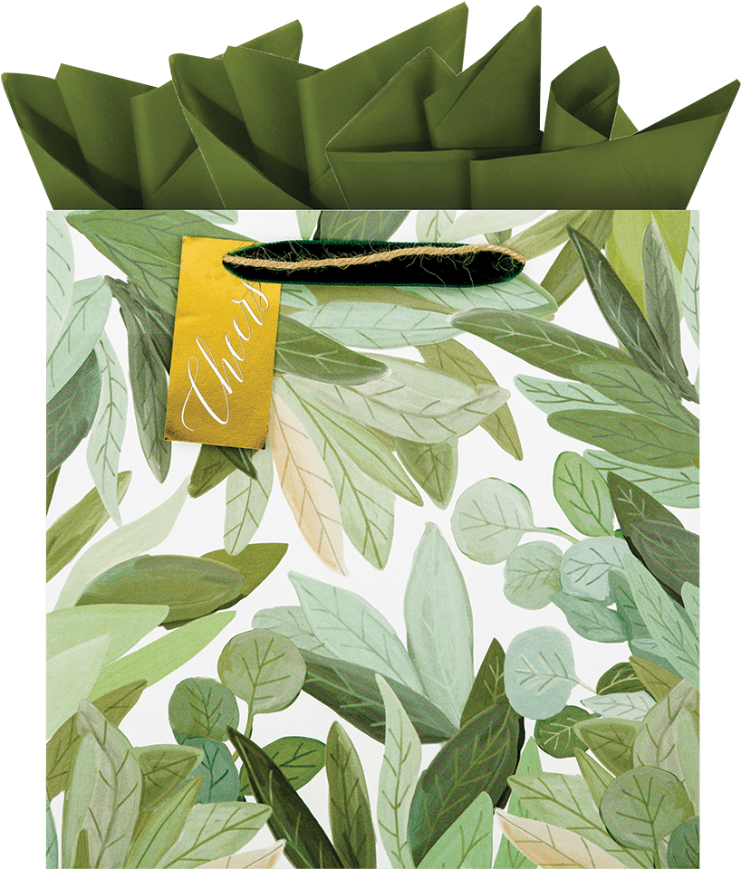 Greenery Gift Bag & Wrap - Pennsylvania (1000x1000), Png Download