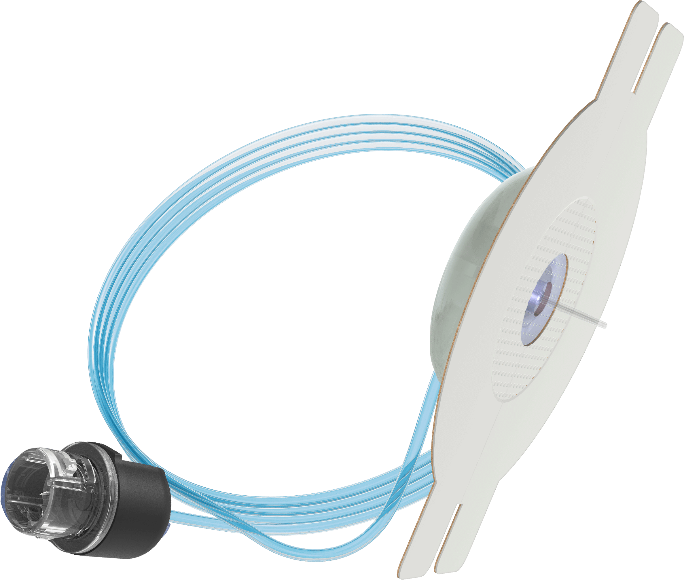 Cannula And Tubing - Soft Release Of Infusion Set (3157x2659), Png Download