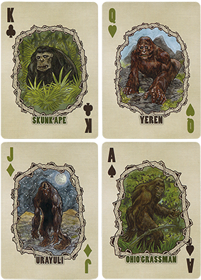 Bigfoot Bicycle Playing Cards - Bicycle Big Foot Cards (400x400), Png Download