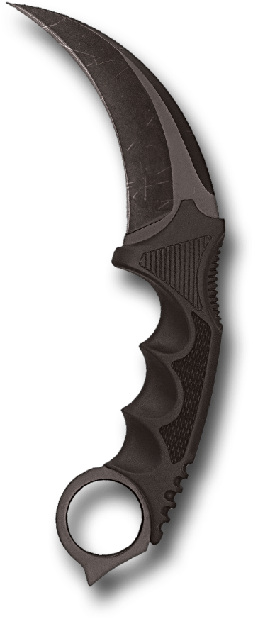 Knife - Cs Go Nife Transparent (366x881), Png Download