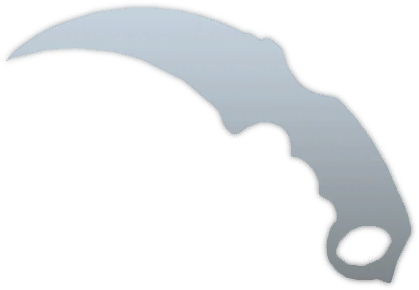 Gut M9 Karambit Bowie - Karambit Gamma Doppler Phase 1 (419x290), Png Download