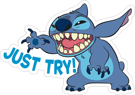 Viber Sticker «lilo & Stitch» - Stitch's Joke Book [book] (490x317), Png Download