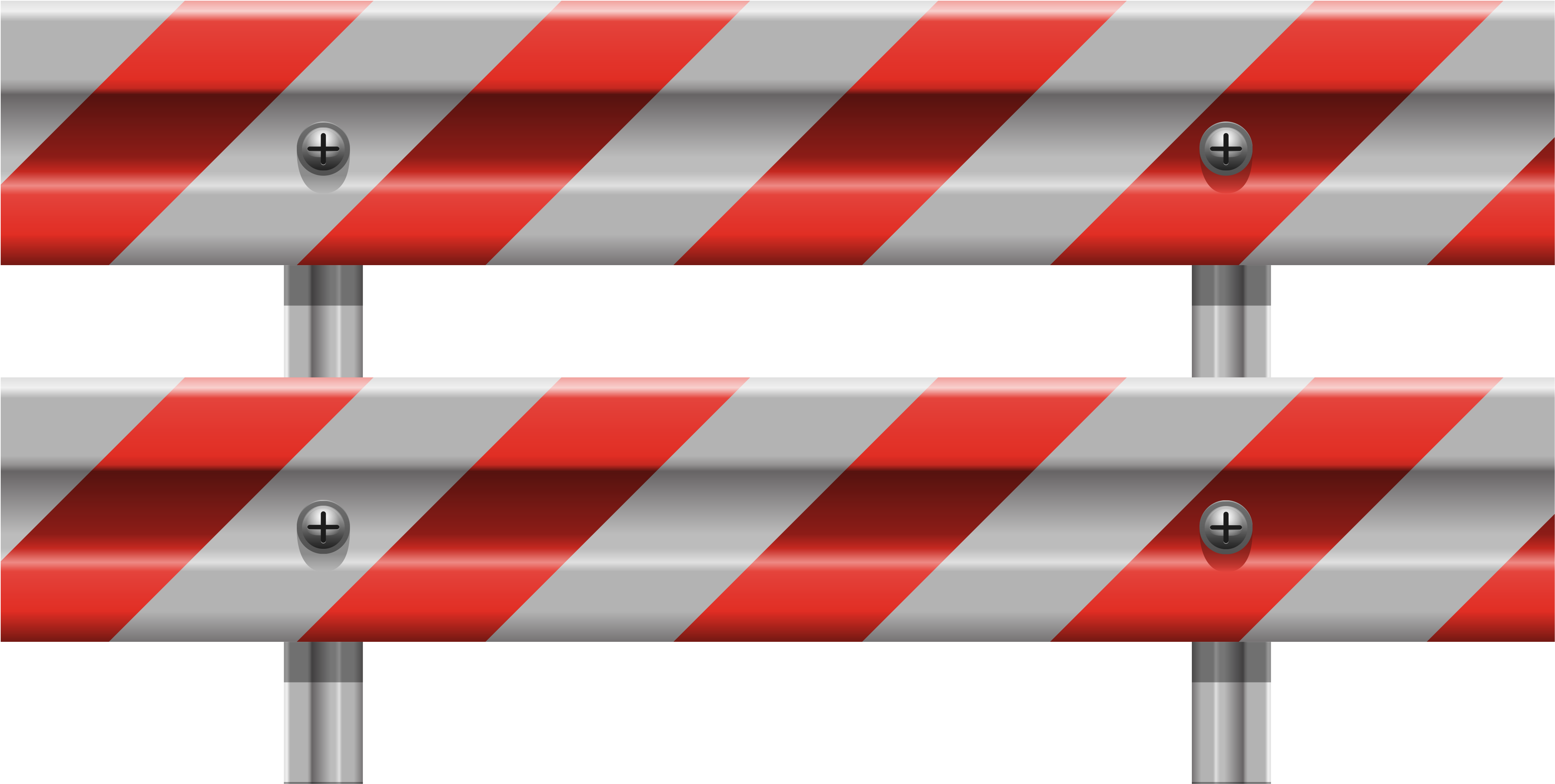 Road Barricade Png Clip Art - Road Fence Png (4564x2372), Png Download
