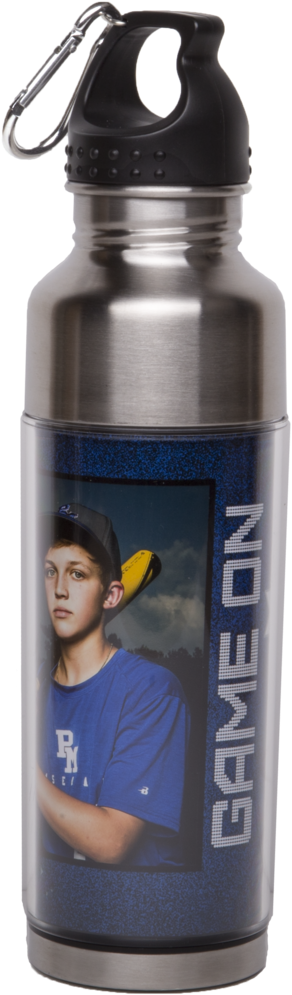 Metal Water Bottle (1000x1400), Png Download