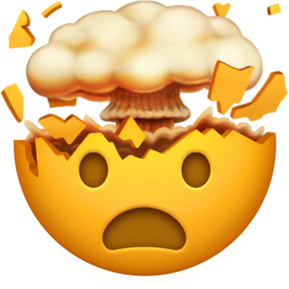 Afbeeldingsresultaat Voor Emoji - New Exploding Head Emoji (700x700), Png Download