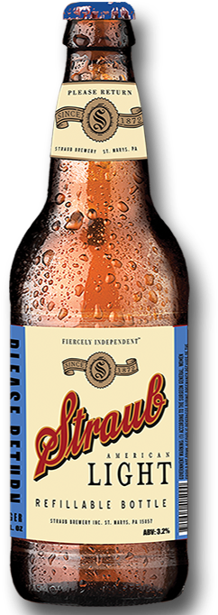 See What Goes Into Making The Straub "pounder" - Beer Bottle (300x700), Png Download
