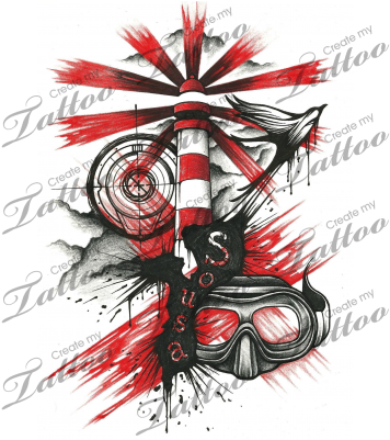 Marketplace Tattoo Polka Trash - Tattoo (400x400), Png Download