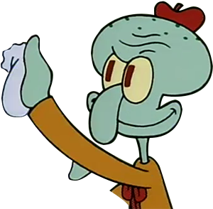 Squidward Nose Png - Squidward Nose Now It's Art (576x410), Png Download