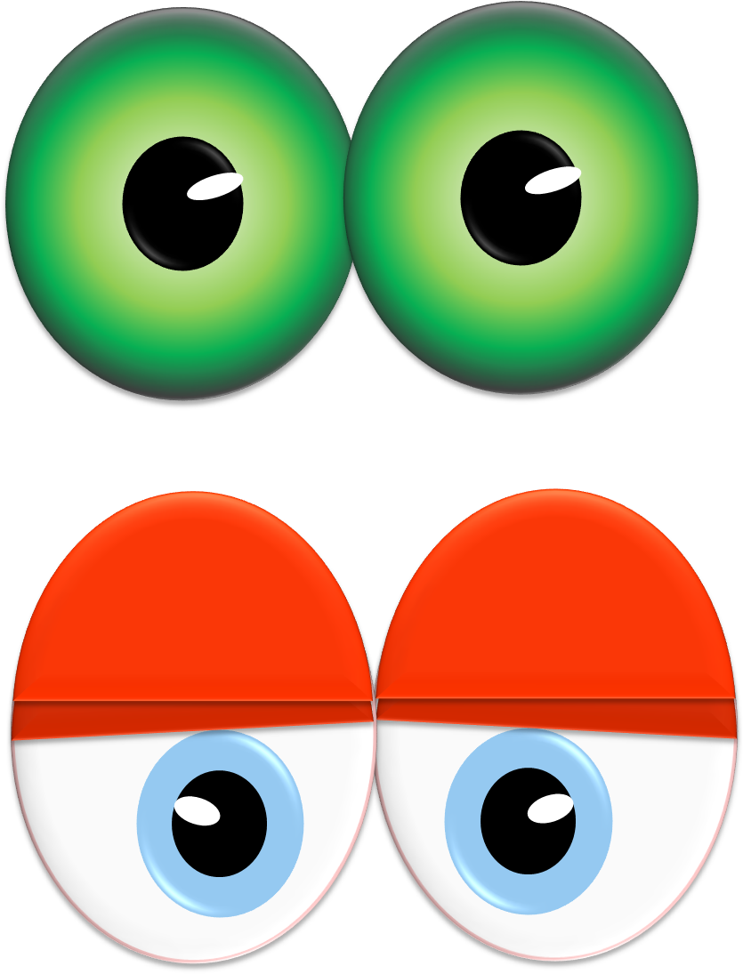 Monster Eyeball Clipart Images Pictures - Monster Eyes Clipart (846x1101), Png Download