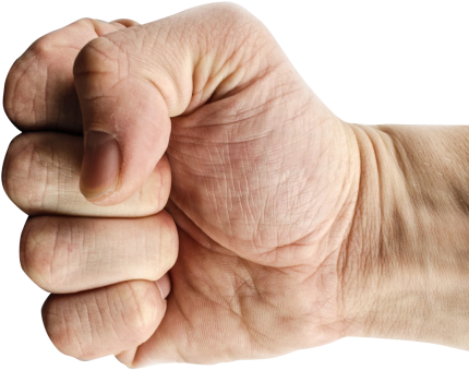 Download Hand Punch Png Image - 8 Secrets Of Confidence (500x472), Png Download