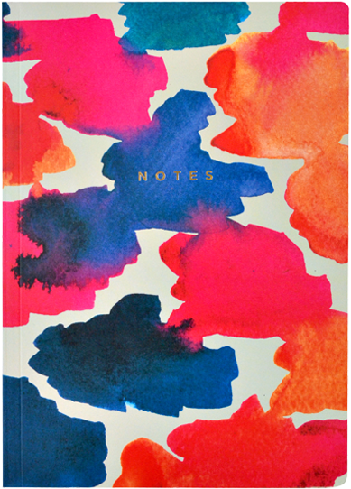 A5 Flexi Waterclour Dash - Portico The Notebook Collection Journal Watercolour (600x600), Png Download