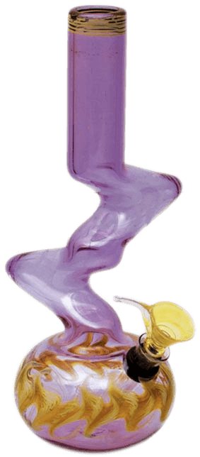 Zig Zag Water Bong With Elbow In Assorted Colors - Zig Zag Bong (824x824), Png Download