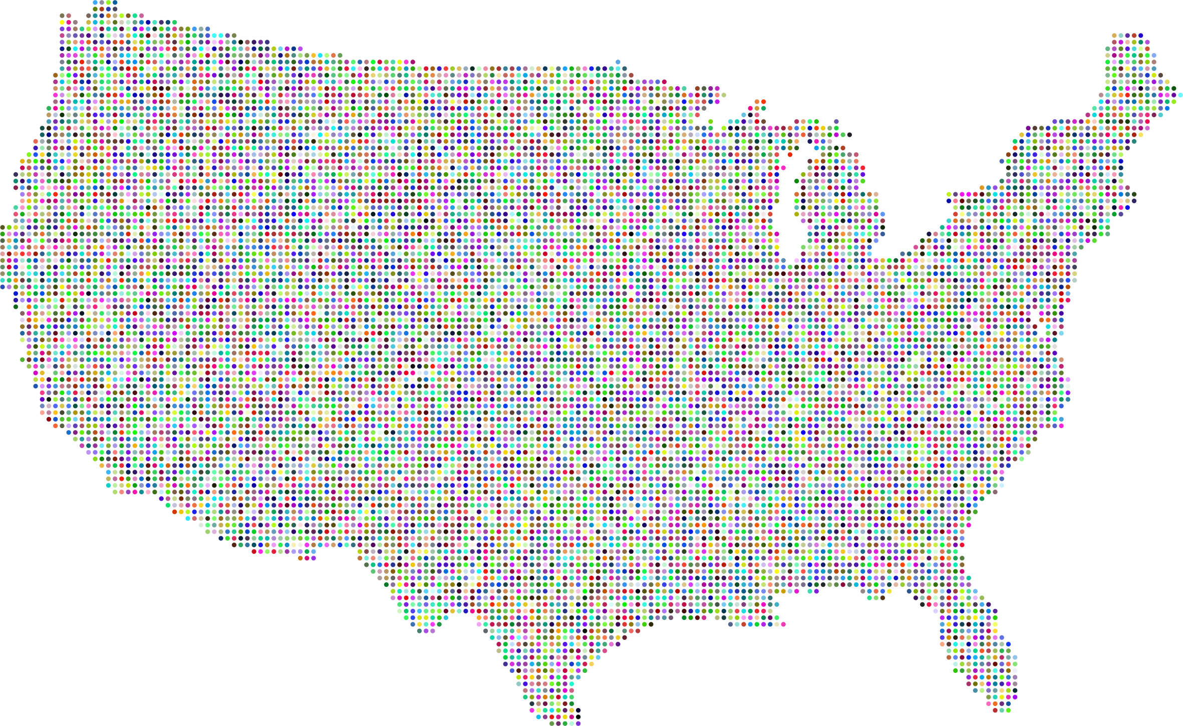 This Free Icons Png Design Of Prismatic United States (2362x1450), Png Download