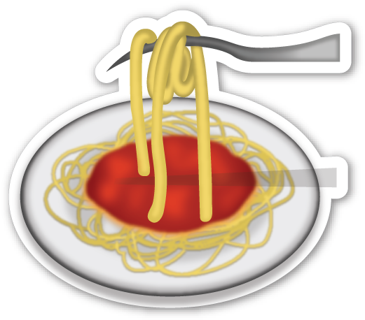 **this Sticker Is The Large 2 Inch Version That Sells - Emoji Food (535x479), Png Download