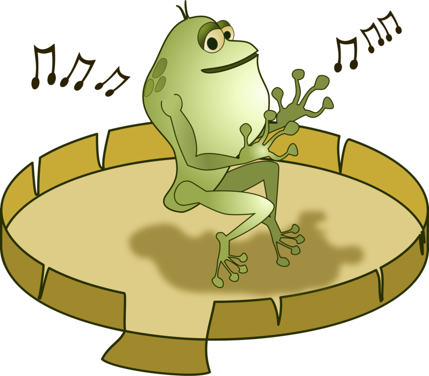 Frog Dance Drawing Computer Icons - Clip Art Animals Dancing Singing (855x750), Png Download