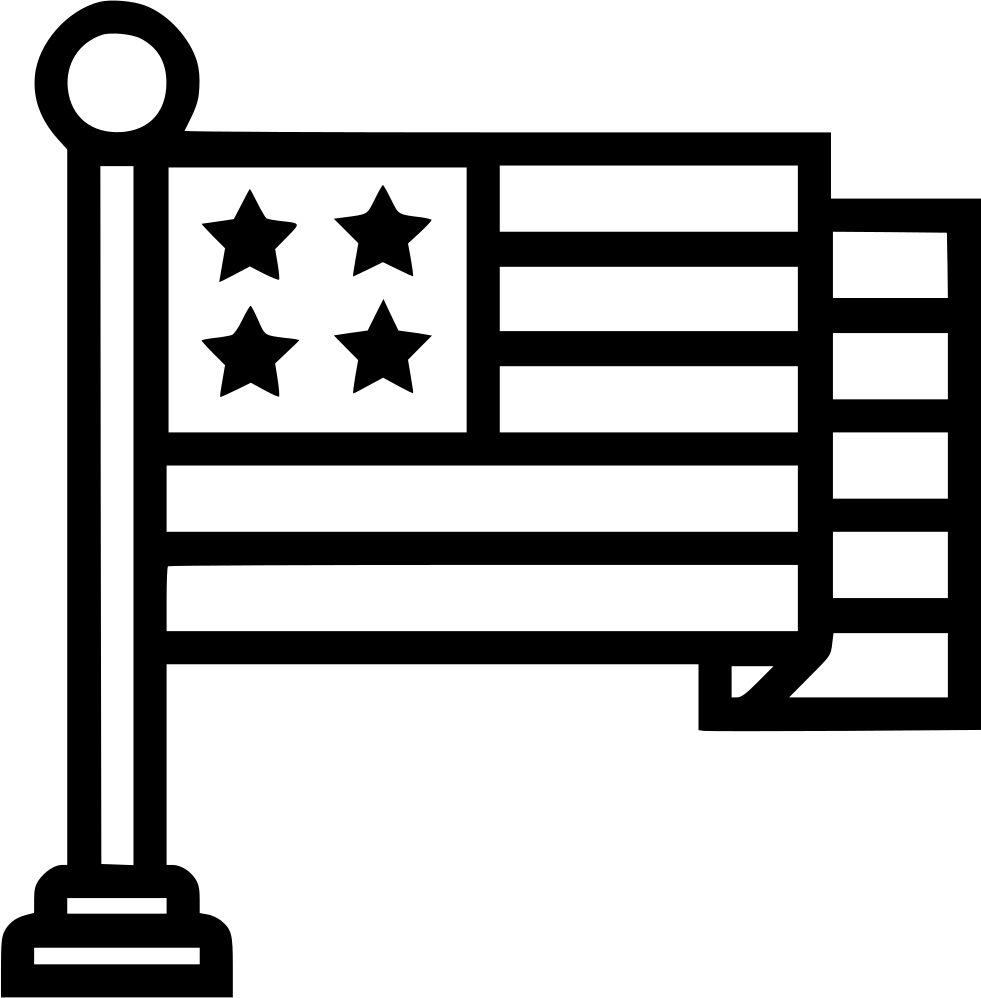 American Flag - (981x998), Png Download