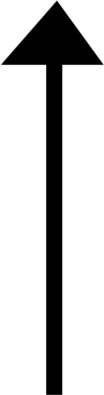 This Free Icons Png Design Of Simple Up Arrow (614x2354), Png Download