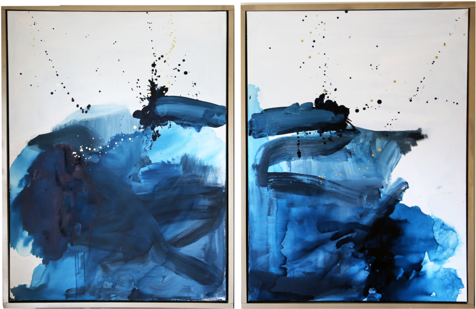 Ocean Waves I &amp - Panel Painting (1000x672), Png Download