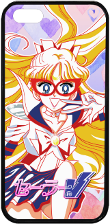 Sailor V Watercolor Rubber Case For Iphone Se - Mobile Phone Case (500x500), Png Download