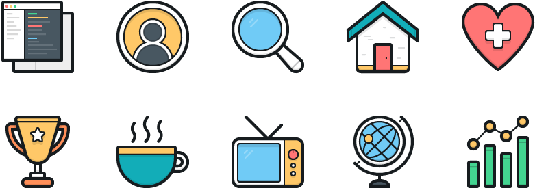 Get Notified Of Exclusive Freebies - 彩色 扁平 图标 (880x880), Png Download