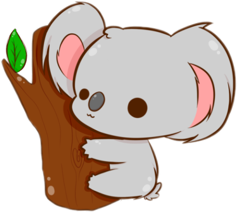 Collection Of Free Koala Drawing Unicorn Download On - Koala Chibi (471x420), Png Download