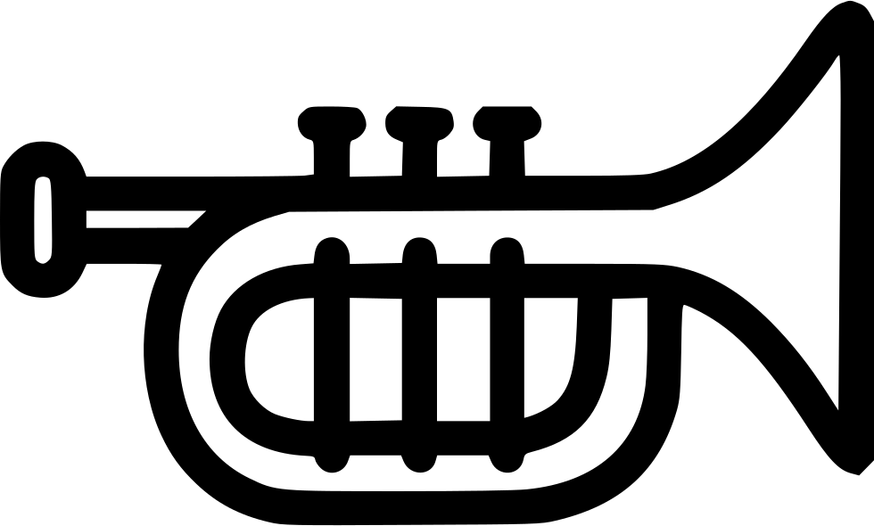 Png File - Trumpet Icon Transparent (980x590), Png Download