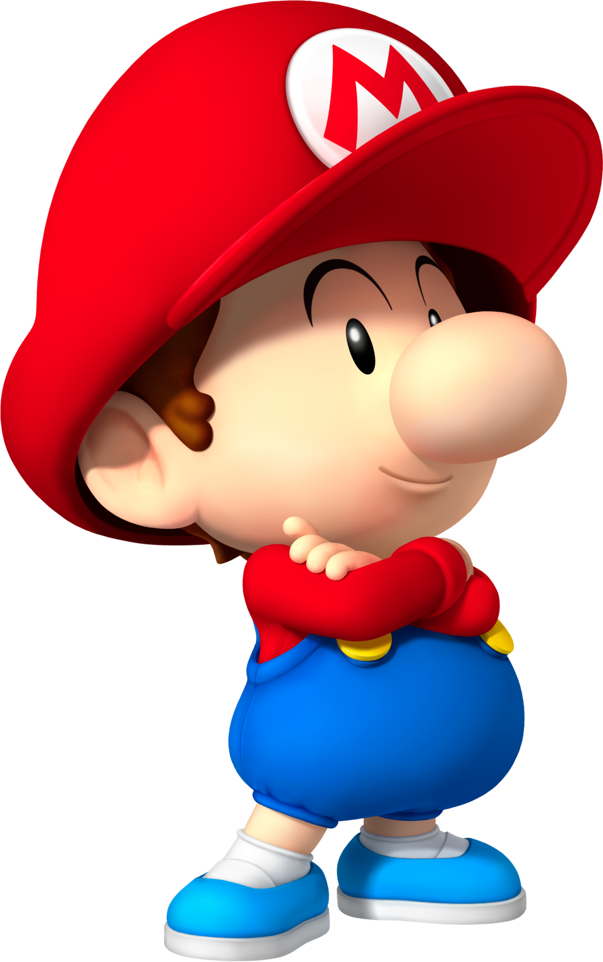 Baby Mario - Play Nintendo - Baby Mario Y Luigi (800x779), Png Download