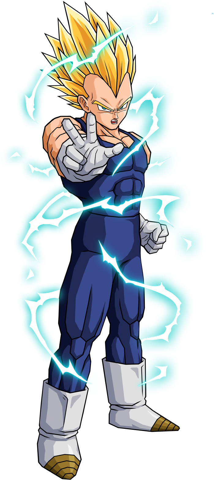 Vegeta Ssj2 By Spongeboss-d30lgfy - Dragon Ball Z Vegeta Ssj2 (850x1580), Png Download