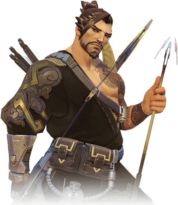 Download - Hanzo Overwatch (1759x945), Png Download