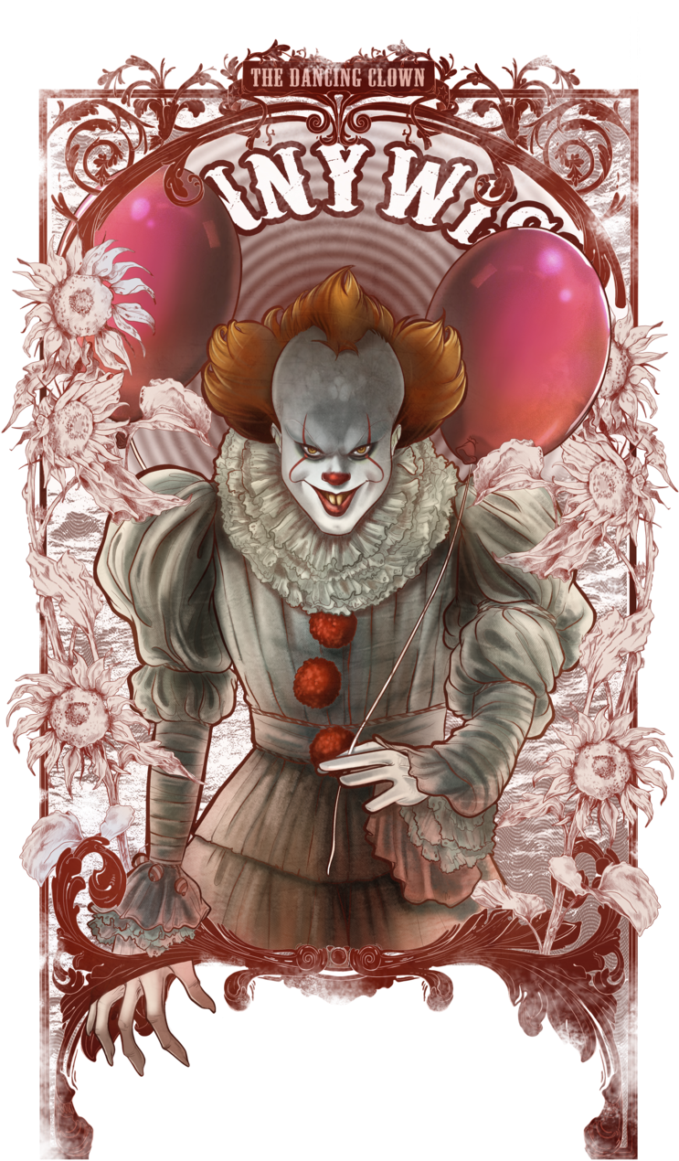 The Dancing Clown By Iriusabellatrix - It (800x1319), Png Download