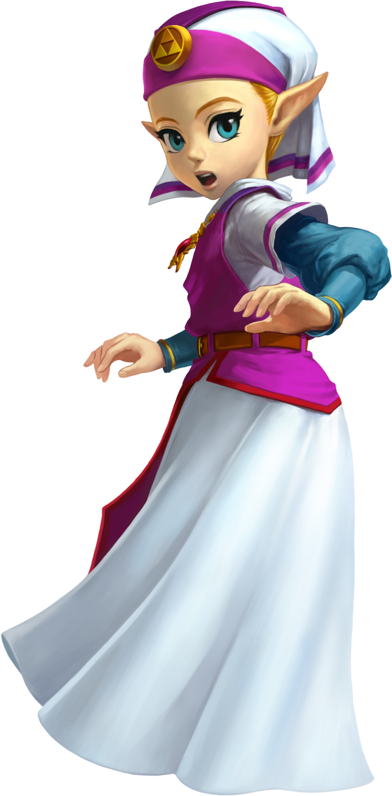 Zelda Png - Princess Zelda Ocarina Of Time 3ds (789x1600), Png Download