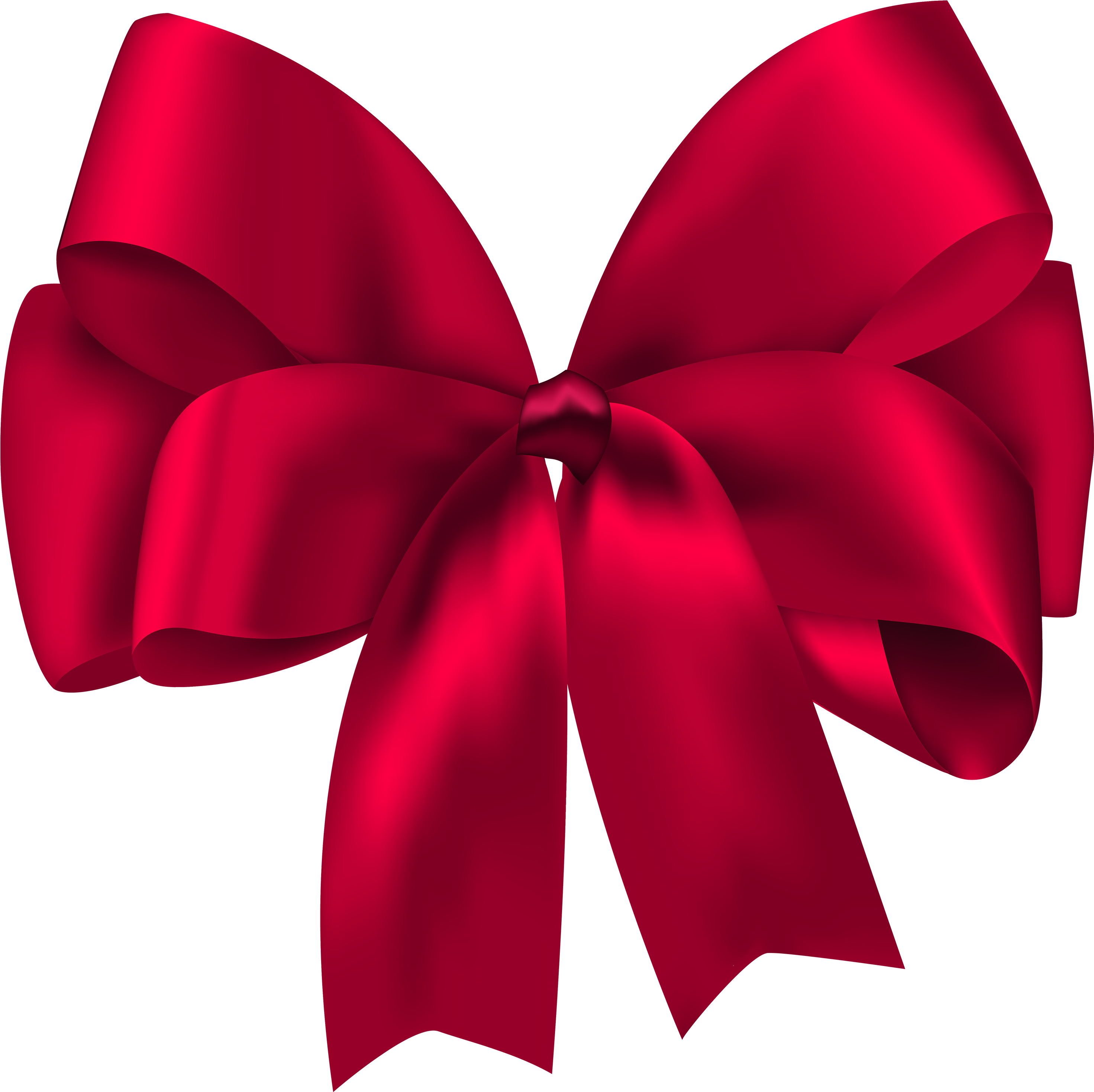 Beautiful Red Bow Png Clipart - Ribbon Png (3000x2994), Png Download