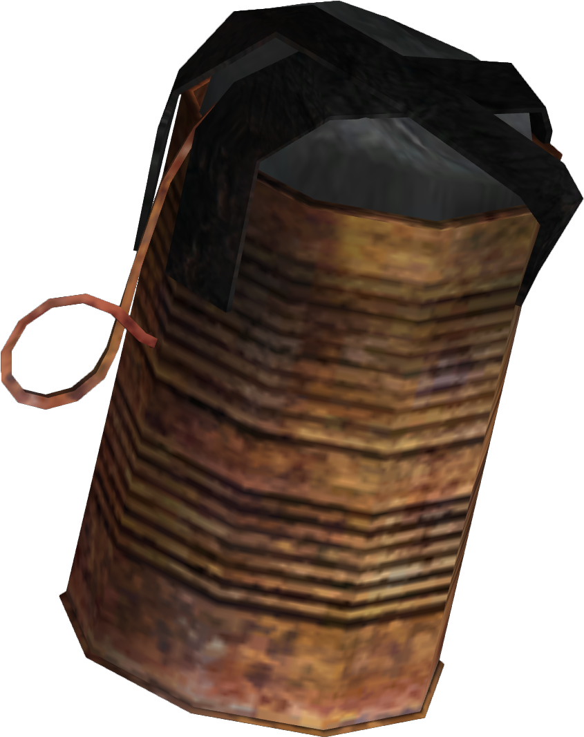Tin Grenade - Fallout Tin Grenade (950x1150), Png Download