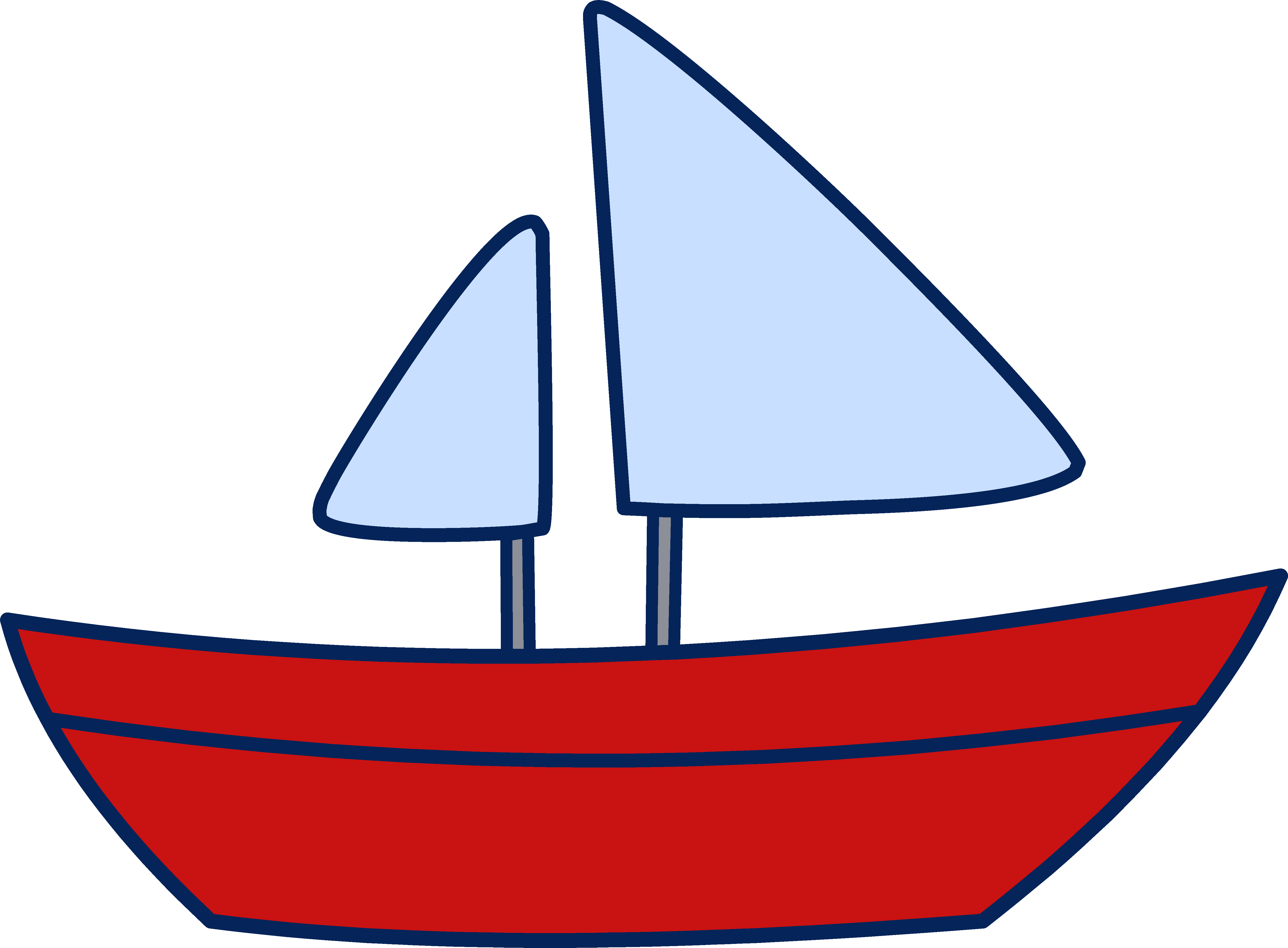 Sailboat Pictures For Kids - Sailboat Clipart (5357x3945), Png Download
