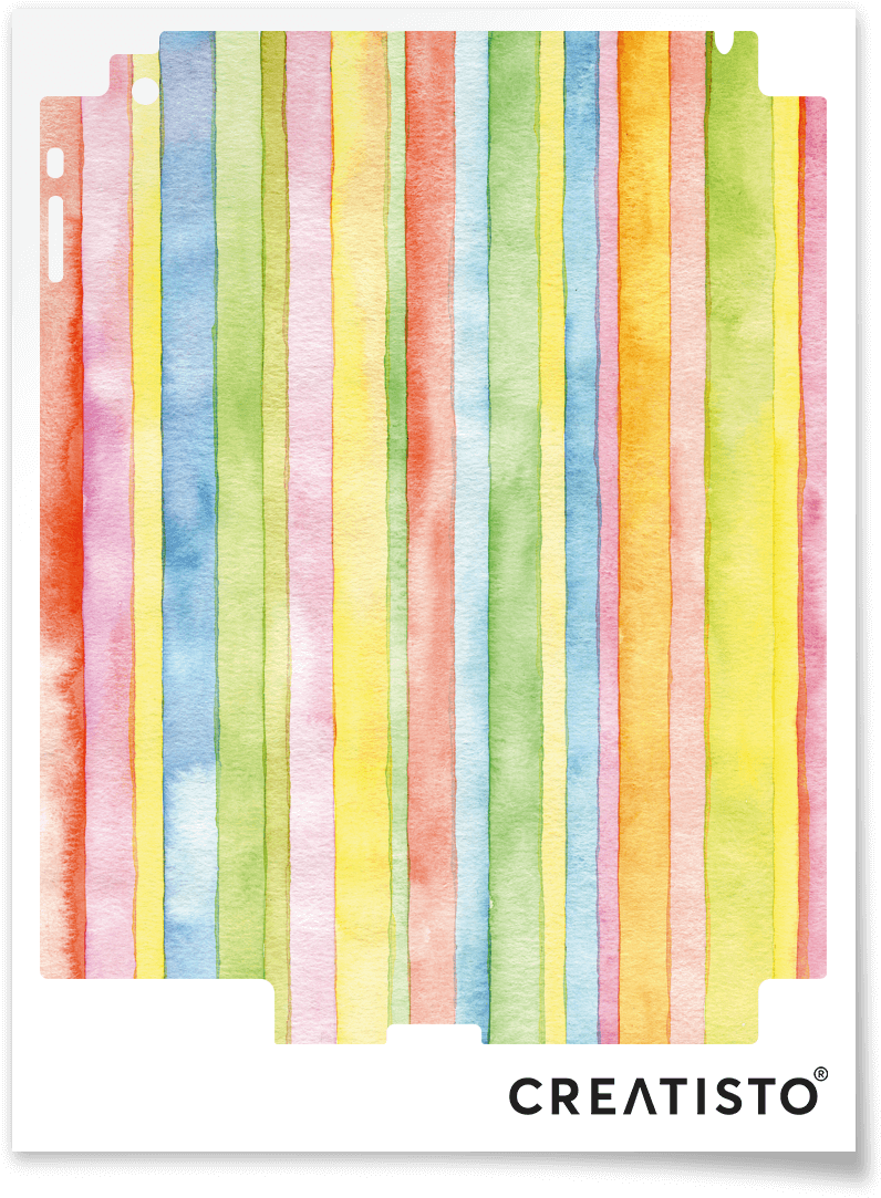 Designfolie Watercolor Stripes (pax Schrank 201cm Höhe (1500x1125), Png Download