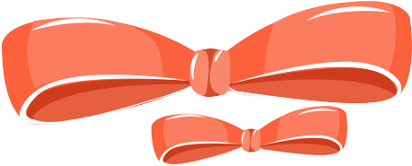Transparent Stock Bow Tie Shoelace Knot Red Orange - Bow Tie (500x500), Png Download