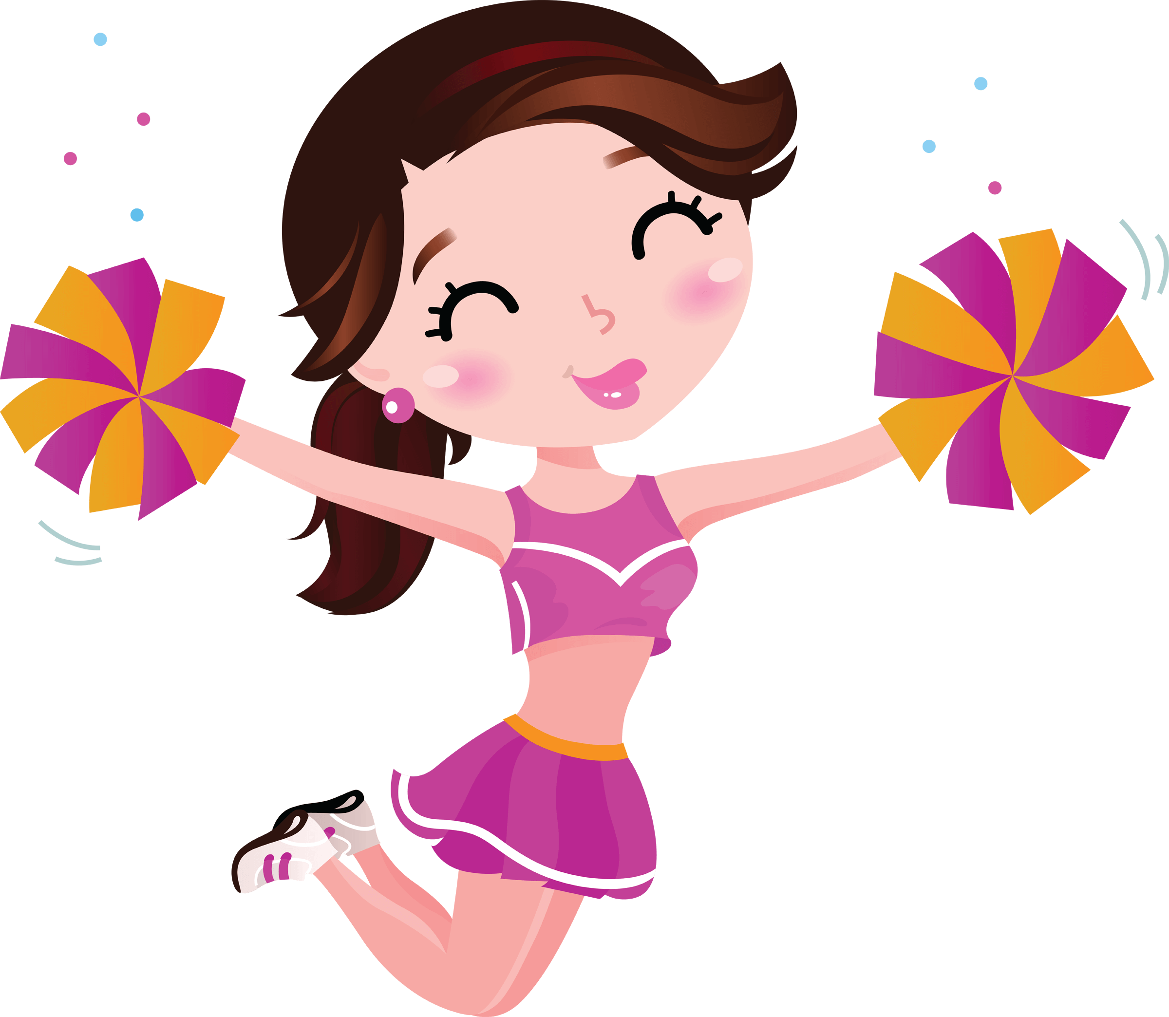 28 Collection Of Cheer Dance Clipart Png - Cheer Leader Png (2400x2088), Png Download