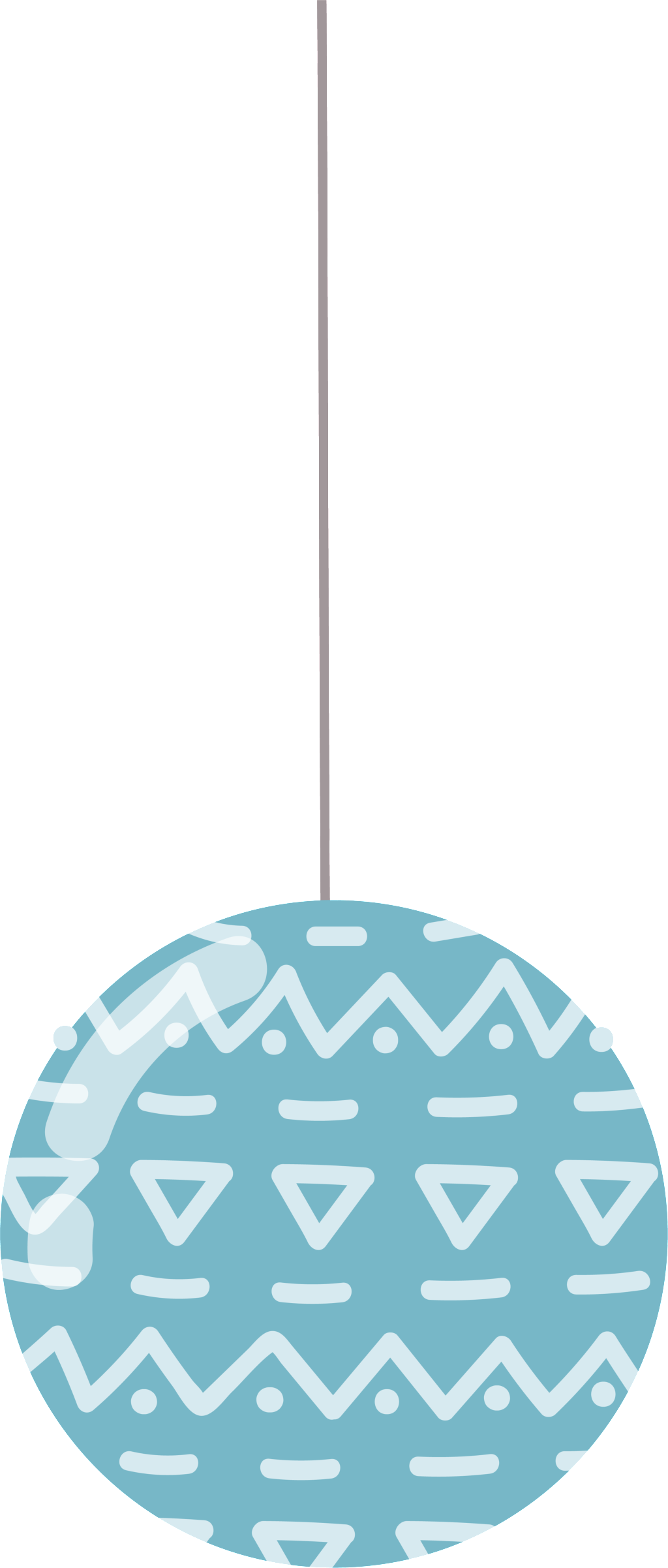 Crystal Christmas Ball Christmas Cartoon Transparent - Portable Network Graphics (1024x2403), Png Download