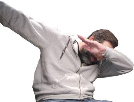 Big Darian Dab Emoji - Big Emojis For Discord (446x340), Png Download
