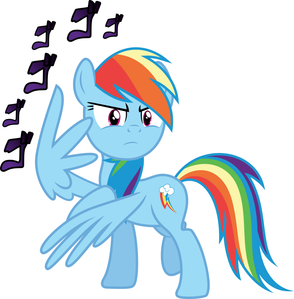 ゴ ゴ ゴ, Artist - Pony Jojo (1004x1024), Png Download