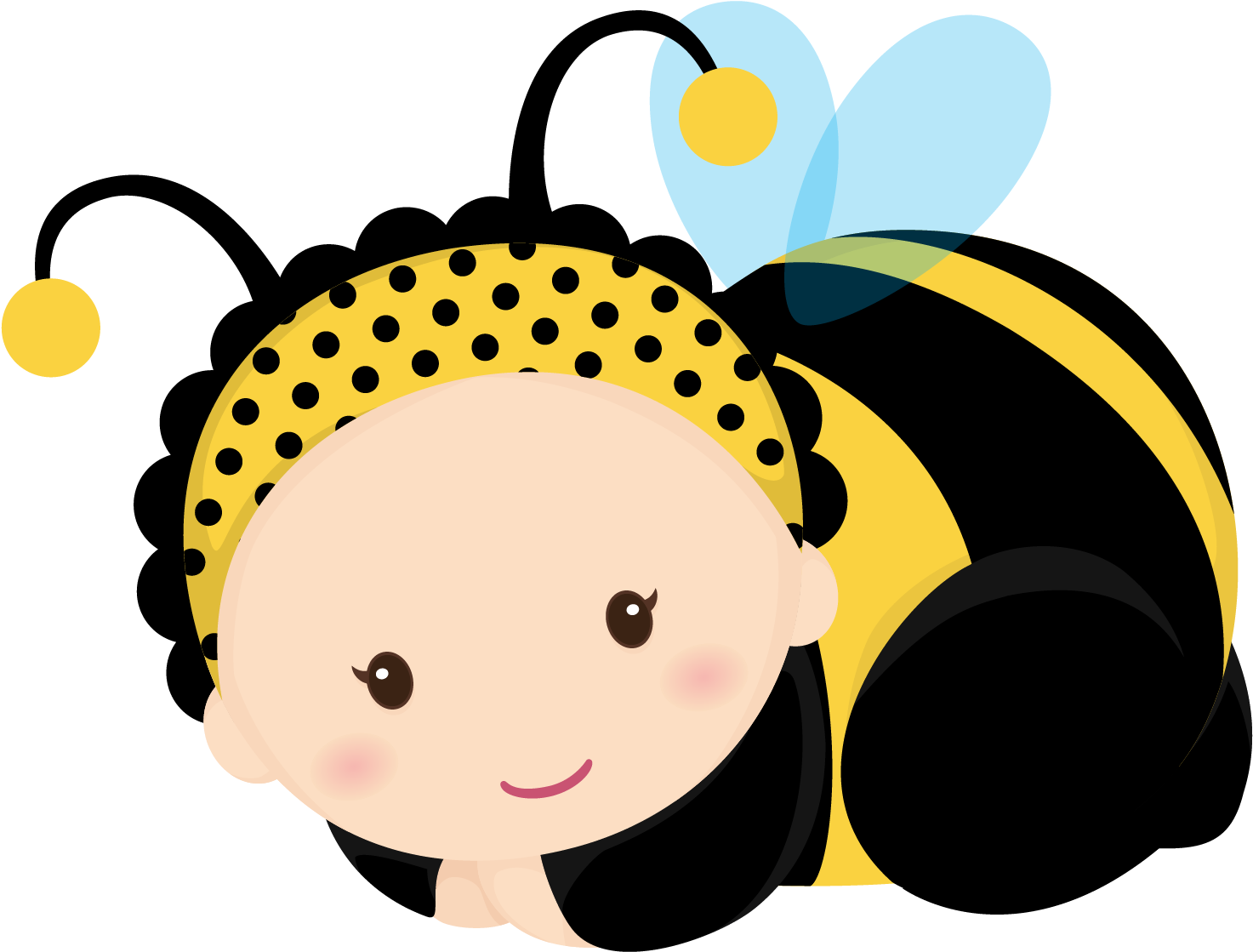 Abelhinhas - Abelhinha Bebe (1500x1500), Png Download