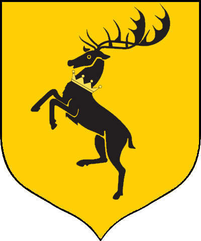House Game Of Thrones Wiki Fandom Powered - Game Of Thrones Baratheon Sigil (400x480), Png Download
