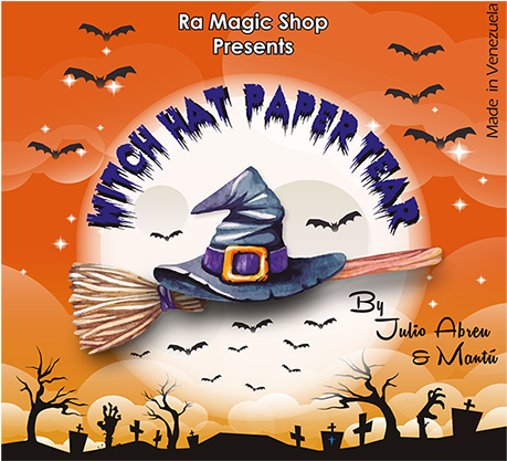 Witch Hat Paper Tear By Ra Magic - Witch Hat Paper Tear By Ra Magic - Trick (740x416), Png Download