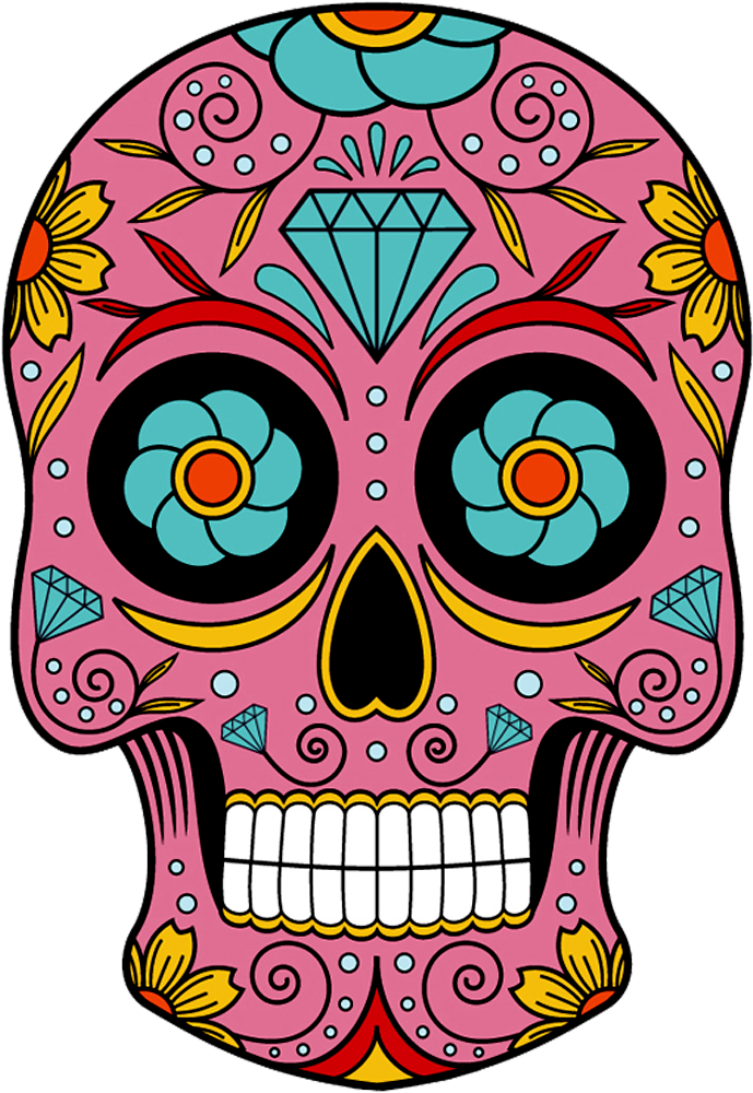 Pin By Miguel Narbona On Mexican Art Style - Mexican Calaveras (768x1024), Png Download