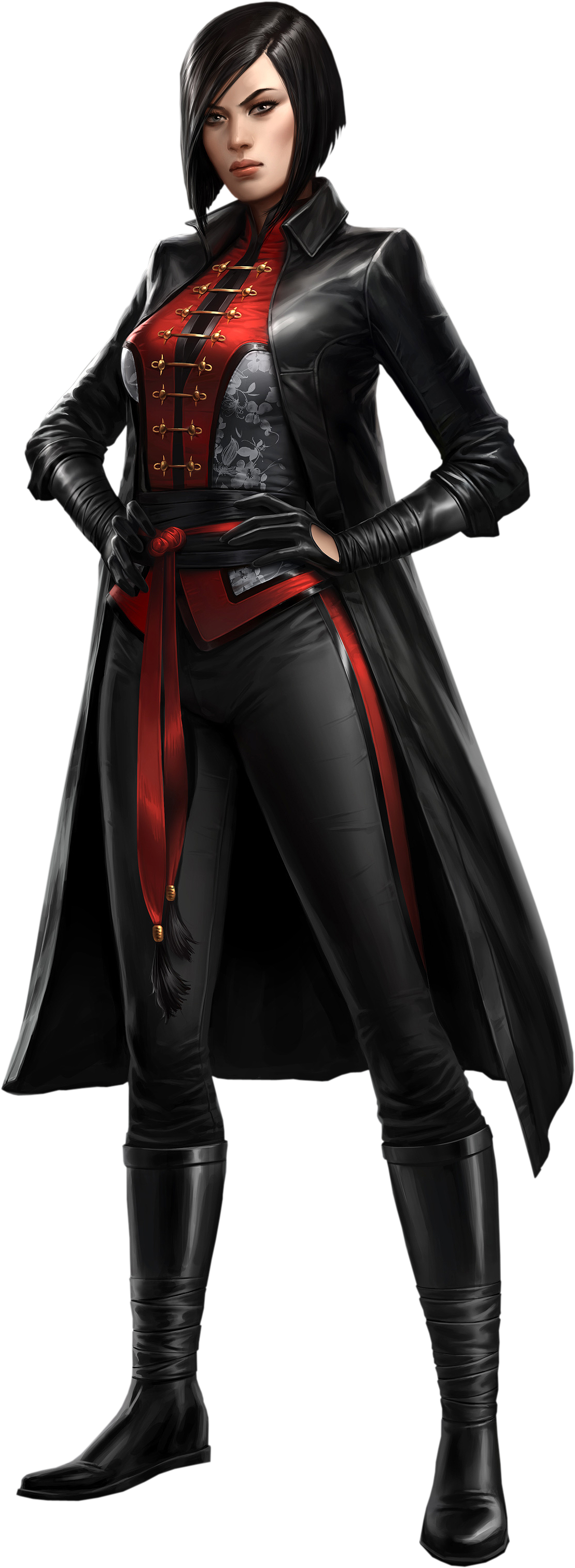 Backgrounds - Lady Shiva League Of Shadows (1376x3160), Png Download