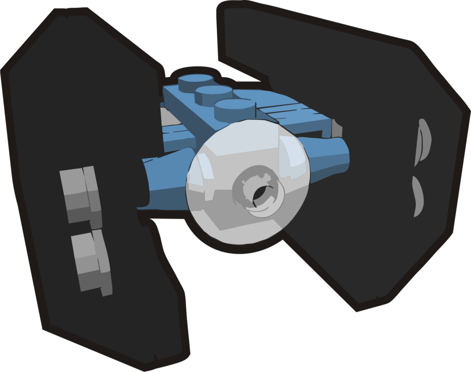 Tie Fighter Stormtrooper Millennium Falcon - Star Wars Ships Clipart (949x750), Png Download