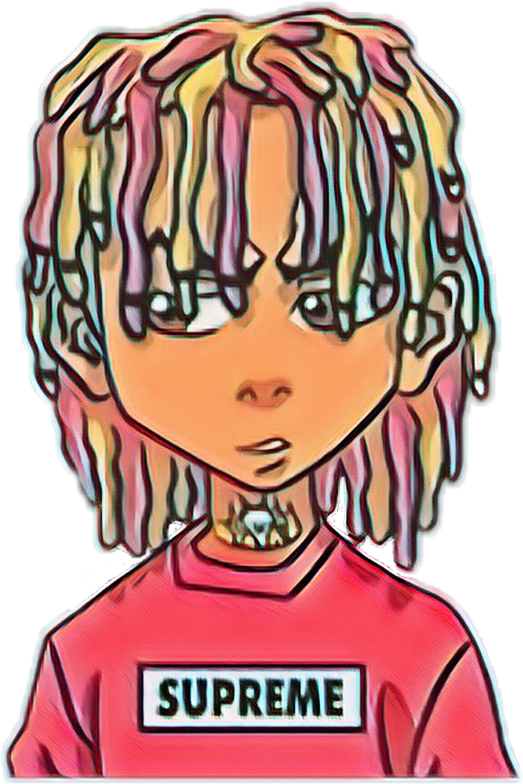 Lil Pump Cartoon Hd (1024x1024), Png Download