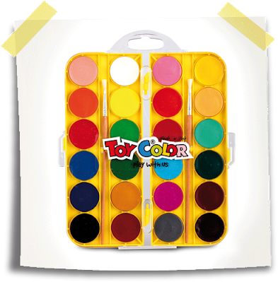 I Received A Few Boxes Of Watercolors From Toycolor - Aquarelle Toycolor (400x400), Png Download